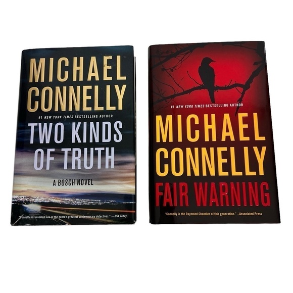 Michael Connelly Fiction Books/Novels Lot/2 Hardcover Dust Jacket Mystery/Thrill - Picture 1 of 7